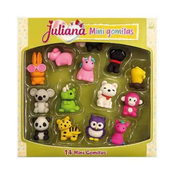 Juliana mini gomitas 3d animales divertidos x14