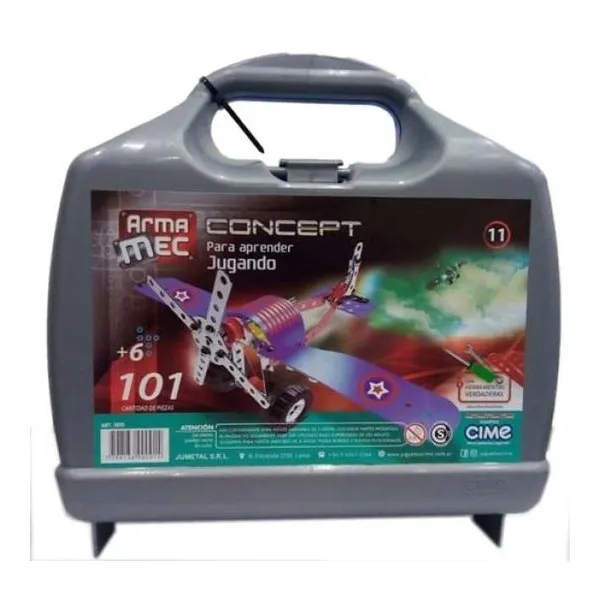 Armamec concep maletin - minicar - 85 piezas