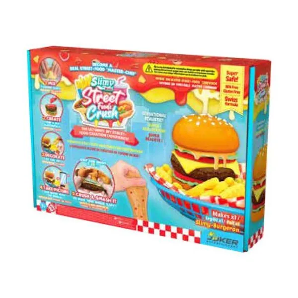 Slimy diy - comida callejera crea tu hamburguesa