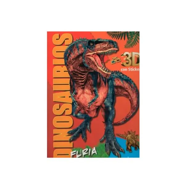 Libro artemisa col.libros 3d - dinosaurios furia