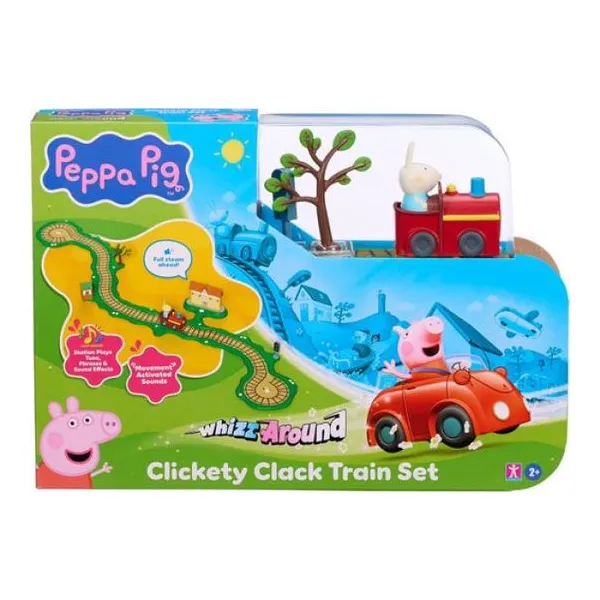 Whizz around - tren clickety clack - Peppa Pig