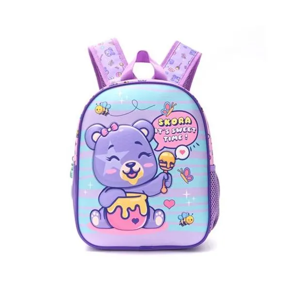 Mochila 12" espalda pequeño oso 3d Skora