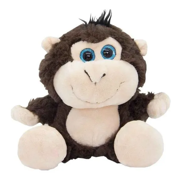 Peluche funnyland juanita mono sentado ojos azules glitter 20 cm
