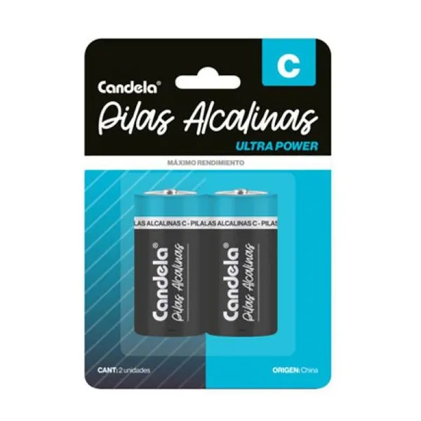 Pila alcalina c x2 un (precio x unidad)