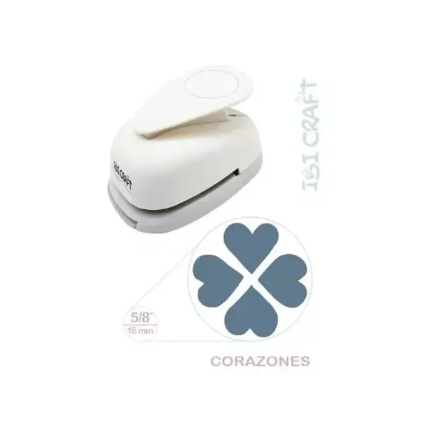 Perforadora artistica ibi craft 17 mm4 corazones
