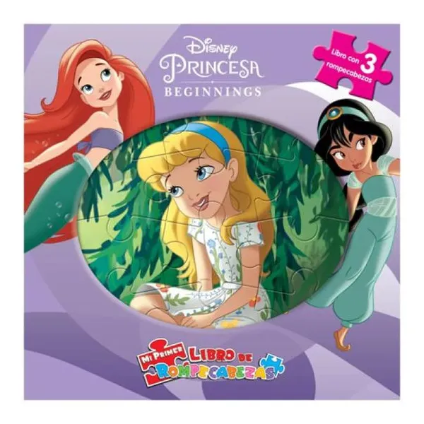 Mi primer libro de rompecabezas: Disney princesa comienzos 25 25 cm