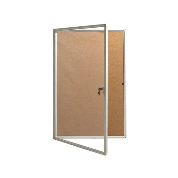 Vitrina olami con puerta fondo pizarra corcho 90 x120 cm