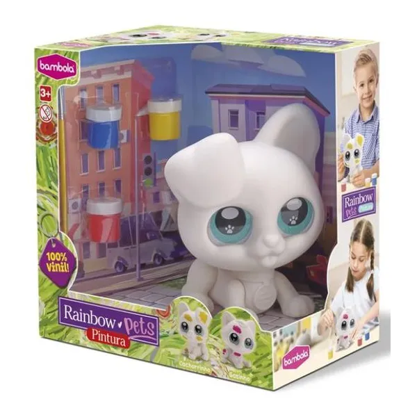 Rainbow pets pintura - perro 21 cm