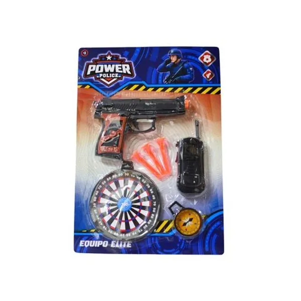 Set de policia 7 piezas en blister 26x37 cm modelos surtidos