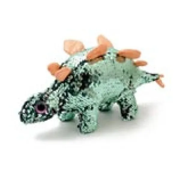 Peluche dinosaurio de lentejuelas reversible 30 cm
