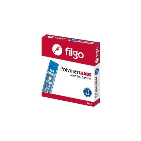 Minas de grafito 0.7 mm b caja x12 Filgo