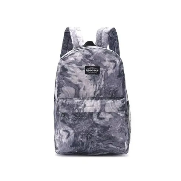 Mochila 17" espalda marmol negro goodpak