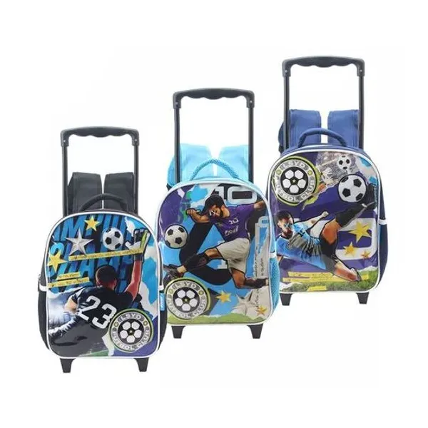 Mochila 12" con carro fútbol x unidad modelos surtidos lsyd