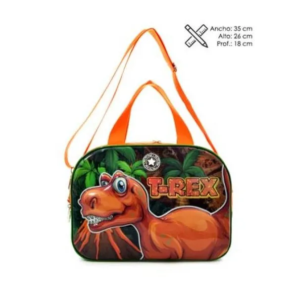 Bolso de viaje dinosaurio unico modelo