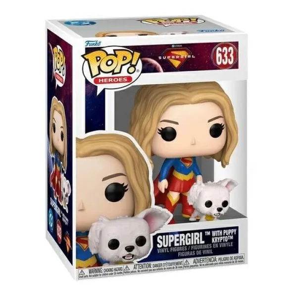 Funko pop! supergirl & buddy the flash figura de la colección