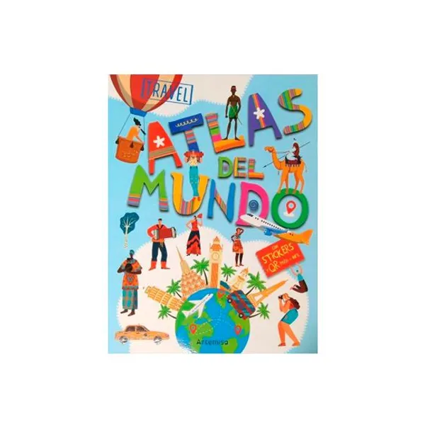 Libro artemisa col.atlas del mundo con stickers