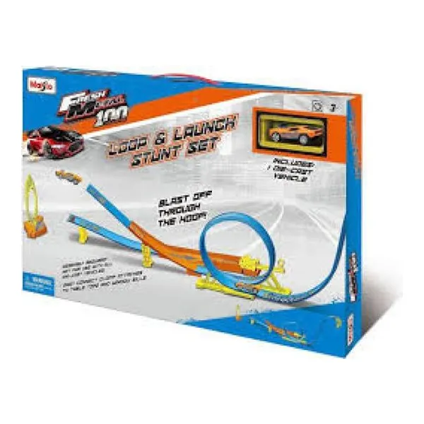 Maisto pistas fm 100 loop & launch stunt set 12552