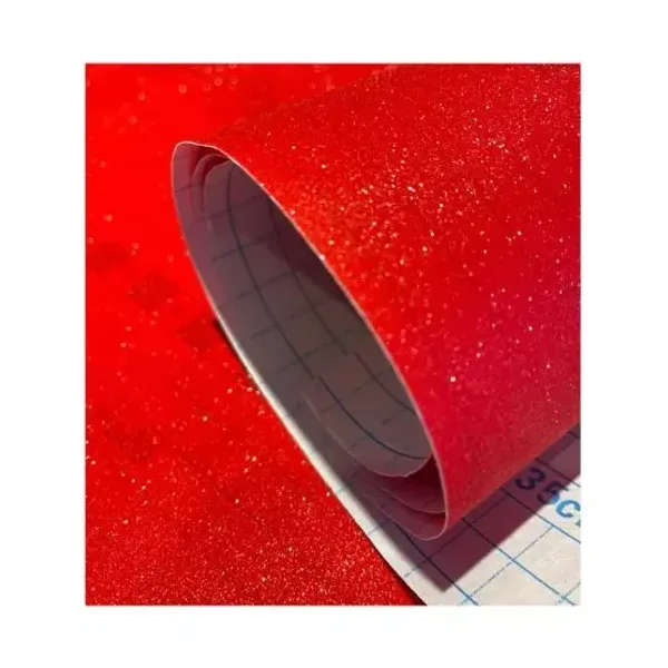 Rollo contac binder glitter rojo 0,45 x2 mts