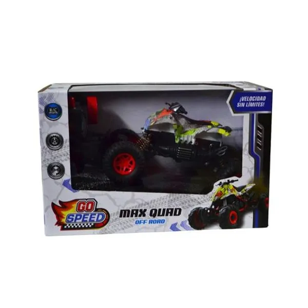 Cuatriciclo a radio control en caja 32x20x15 cm
