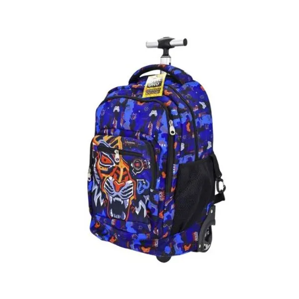 Mochila con carro 16,5" útil uno tigre
