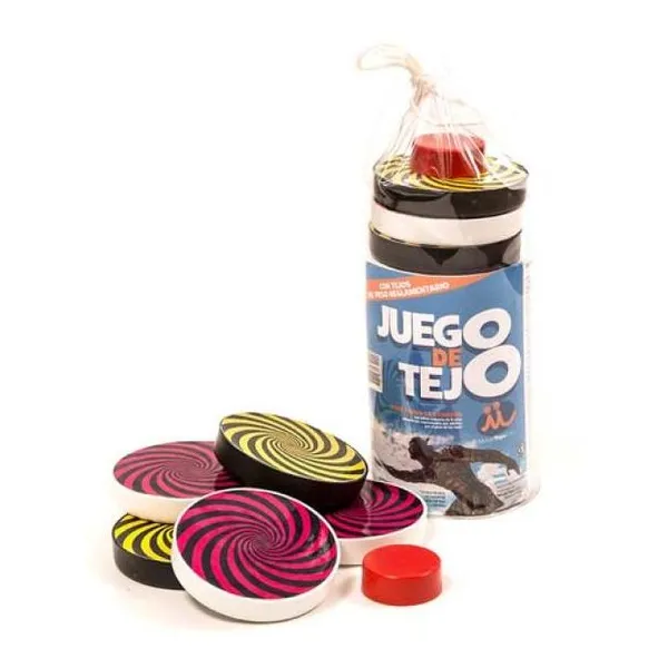 Juego de tejos para adultos en bolsa de pvc