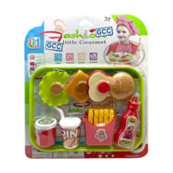 Set hamburgueseria completo 35 x30 x7 cm