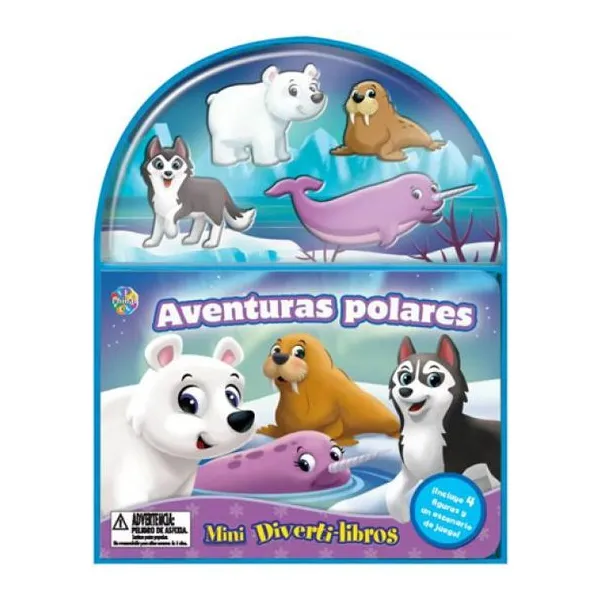 Divertilibros mini aventuras polares 23 18 cm