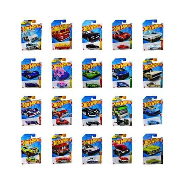 Auto Hot Wheels 6.5 cm en blister 10.8x16.5 cm x unidad modelos surtidos mattel