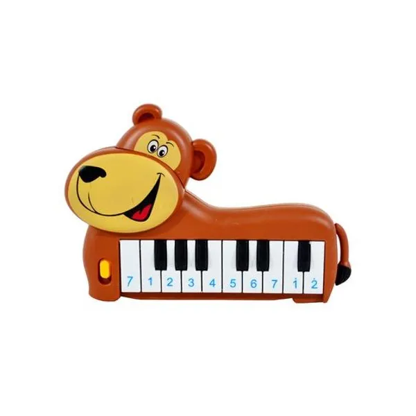 Piano infantil con sonido a pila 19x13 cm en bolsa