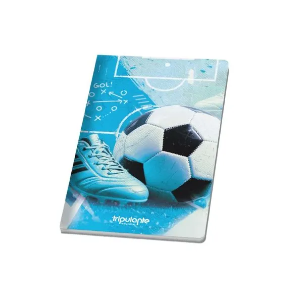 Cuaderno abrochado 16x21 fútbol