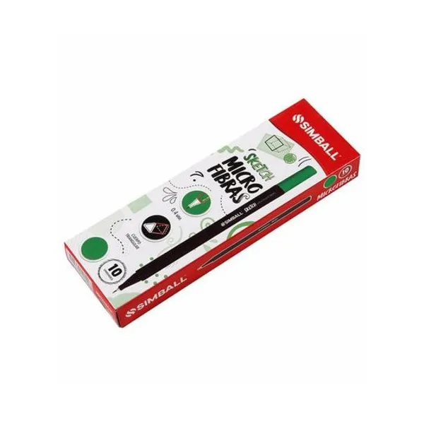Microfibra sketch 0.4 mm verde caja x10 unidades Simball