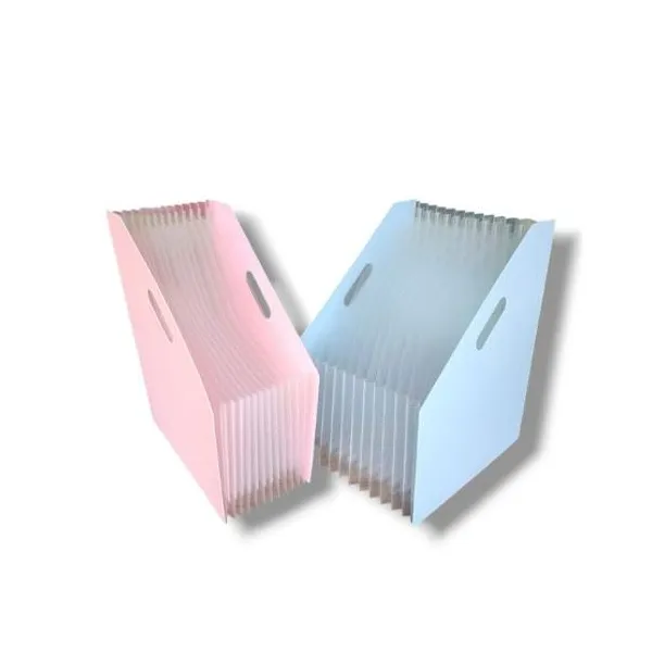 Organizador documentos kendra expandible vertical pastel celeste