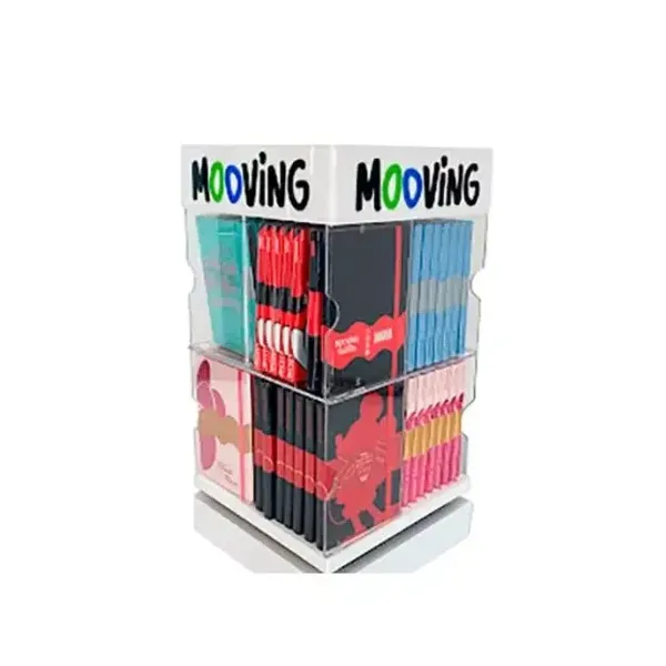 Exhibidor Mooving para cuadernos notes mostrador