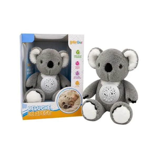 Koala de apego con proyector y sonido a pila en caja 22x30x19 cm