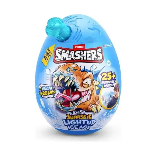 Smashers dino ice age - egg mini - brilla en la oscuridad (4 sorpresas)