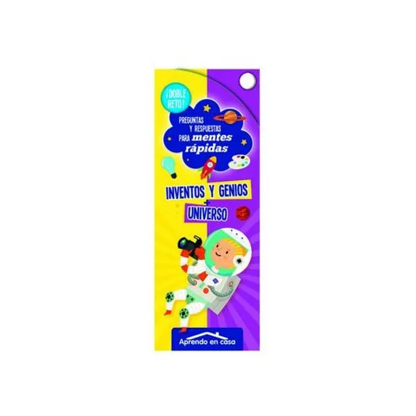 Juego mentes rapidas: inventos y genios/universo 6.5x17 cm