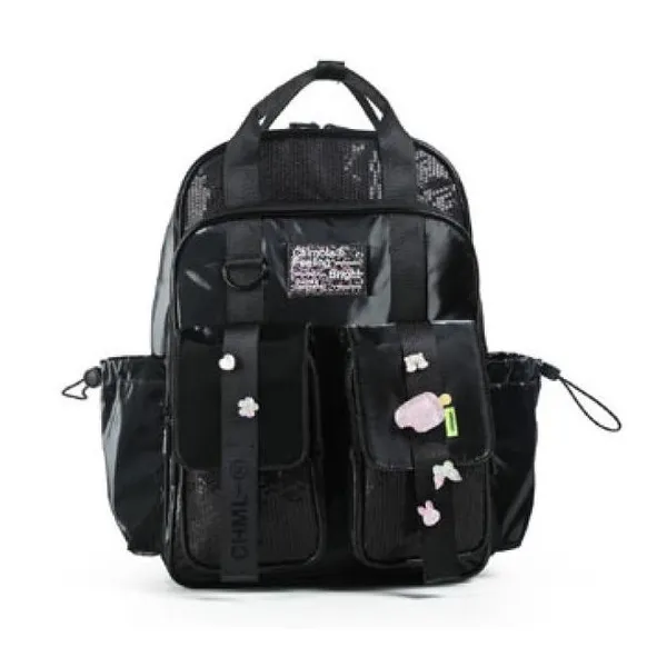 Mochila glow 16" espalda black