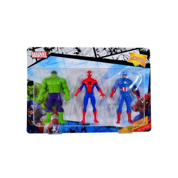 Muñeco articulado Avengers 9.5 cm x3 en blister 24x16 cm 5