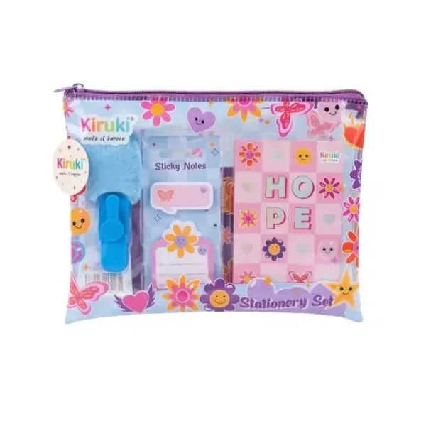Set de papeleria kiruki spring