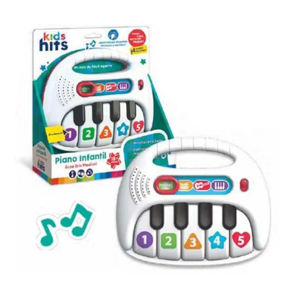 Kids hits - piano infantil arco iris - aprende