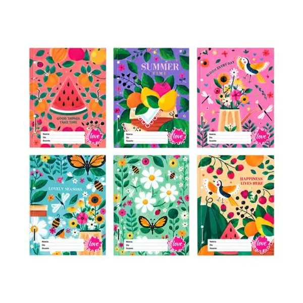 Separador de materias carta lovely x6 inkdrop