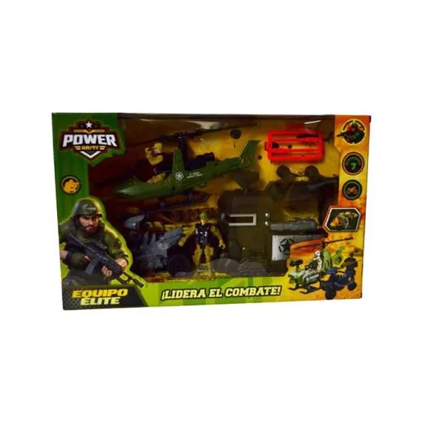 Set de vehiculos militares 5 piezas en caja 42x26x8 cm