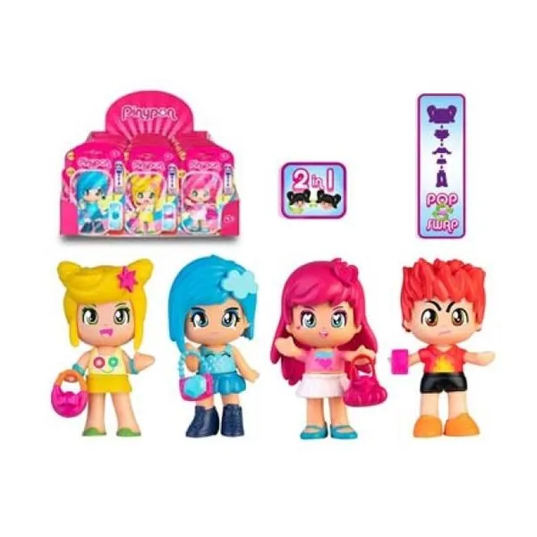 Pinypon emociones blister que incluye una muñeca de aprox. 7,5 cm