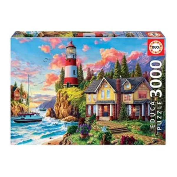 Puzzle x3000 pcs paisaje faro