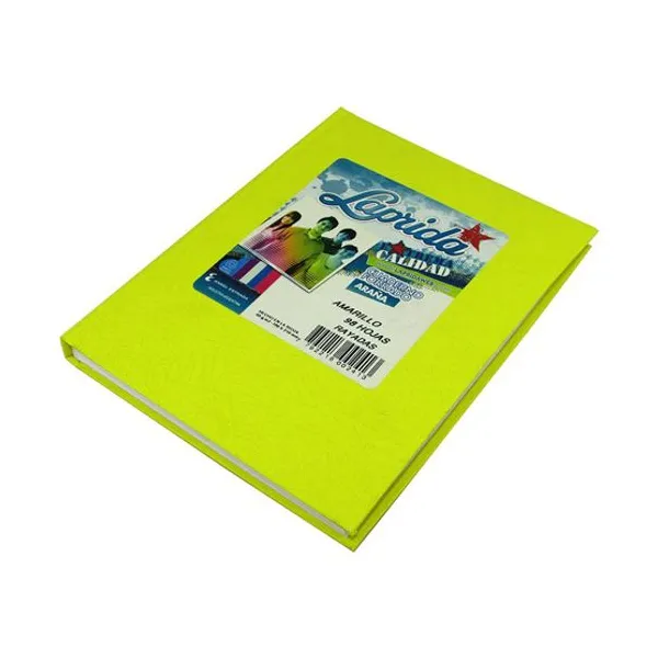 Cuaderno tapa dura Laprida forr.x 50 hs.ray. verde manzana