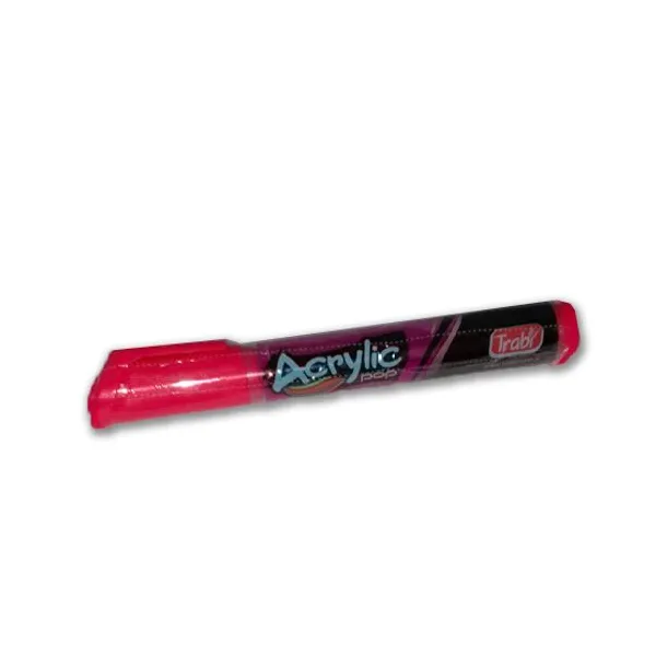 Marcador trabi acrylic pop al agua para 4 mmrojo
