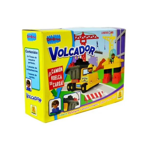 Bloques volcador 24pzs 26x18.5 cm implas
