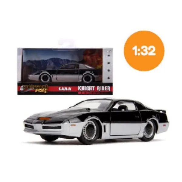 Jada - auto escala 1:32 knight rider k.a.r.r pontiac trans 1982 plata - en caja