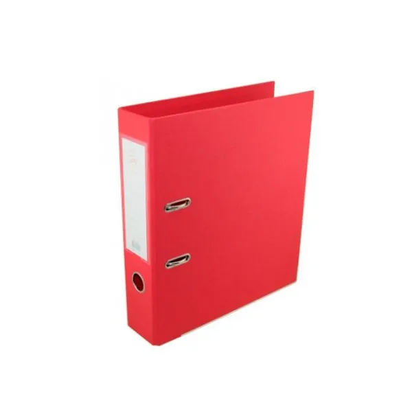 Bibliorato forrado pvc oficio rojo l/ancho 75 mm