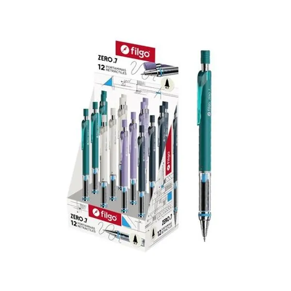 Portamina zero 0.7 mm h-207 caja x12 unidades Filgo
